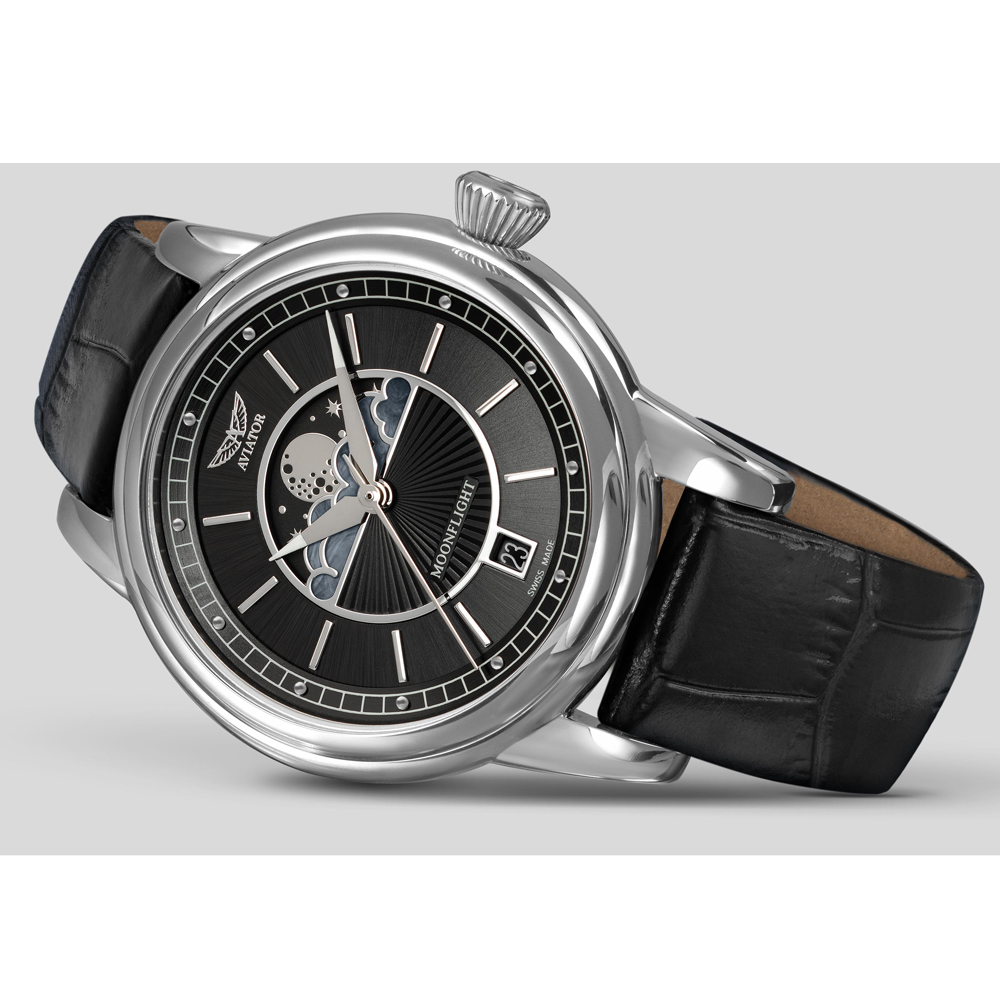Aviator V.1.33.0.252.4 Moonflight zegarek klasyczny Douglas - miniatura 2