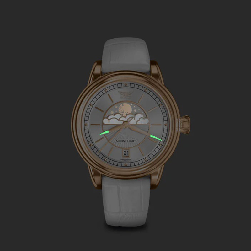 Aviator V.1.33.2.251.4 Moonflight zegarek klasyczny Douglas - miniatura 4