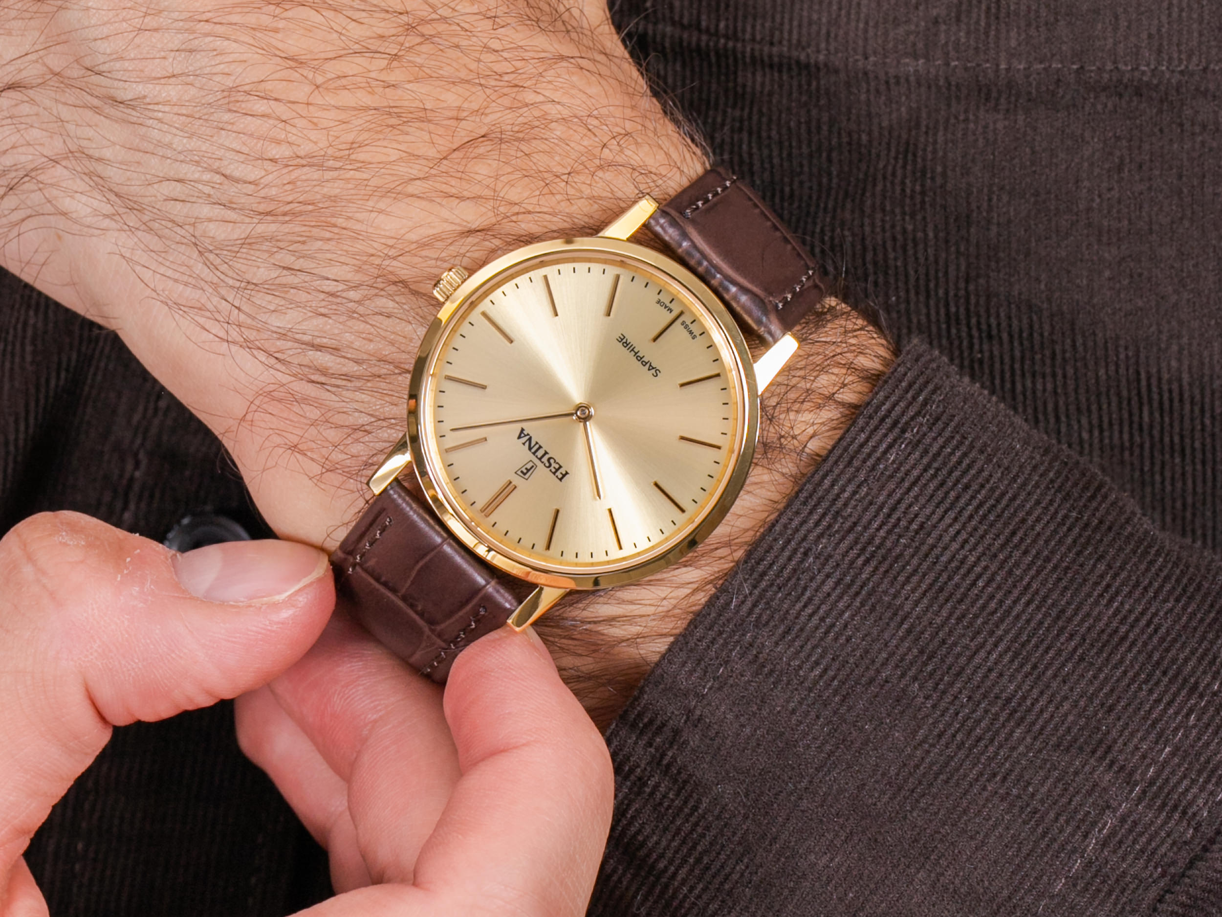 Festina F20016-2 Swiss Made zegarek klasyczny Classic