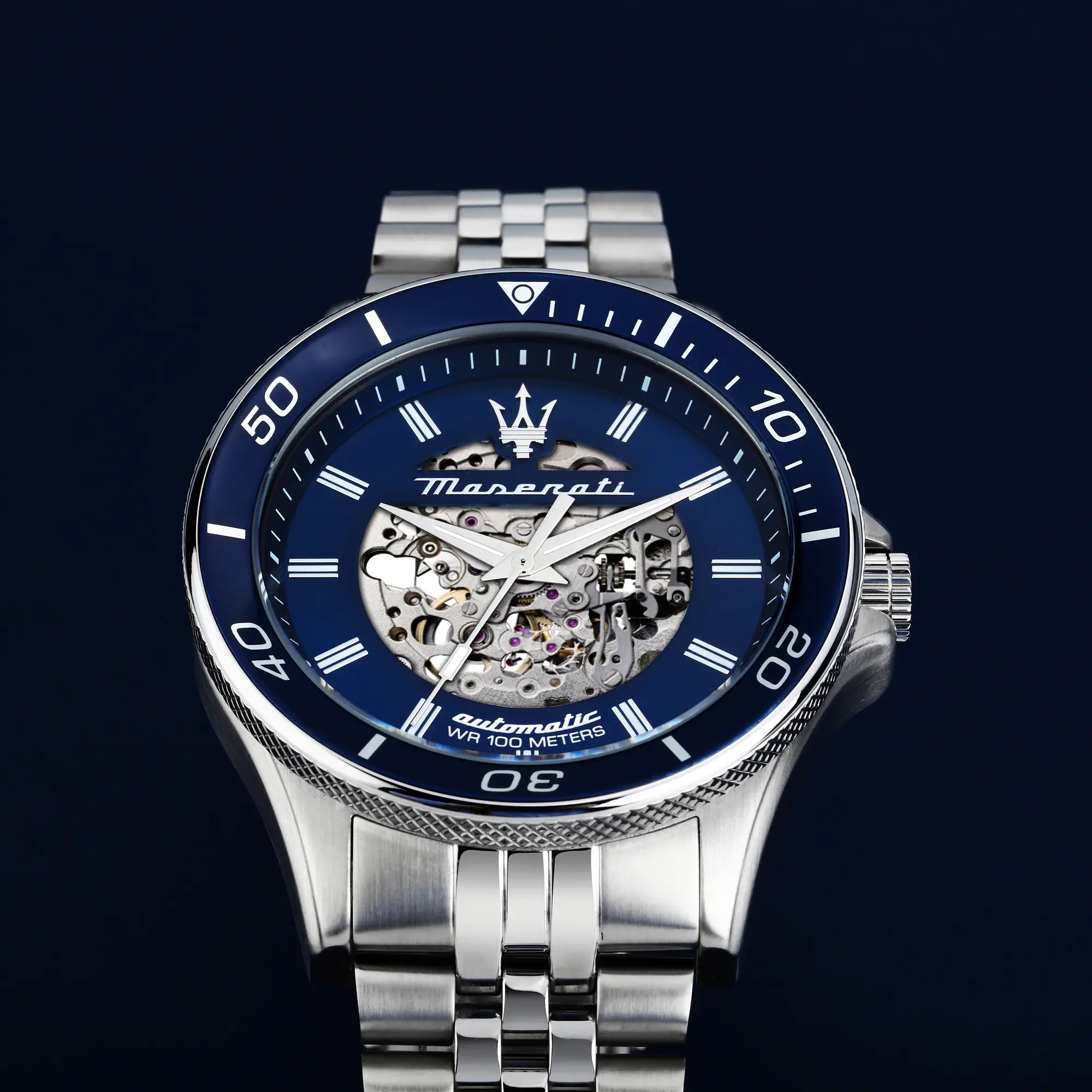 zegarek Maserati R8823140011 automatyczny męski Sfida SFIDA - miniatura 5