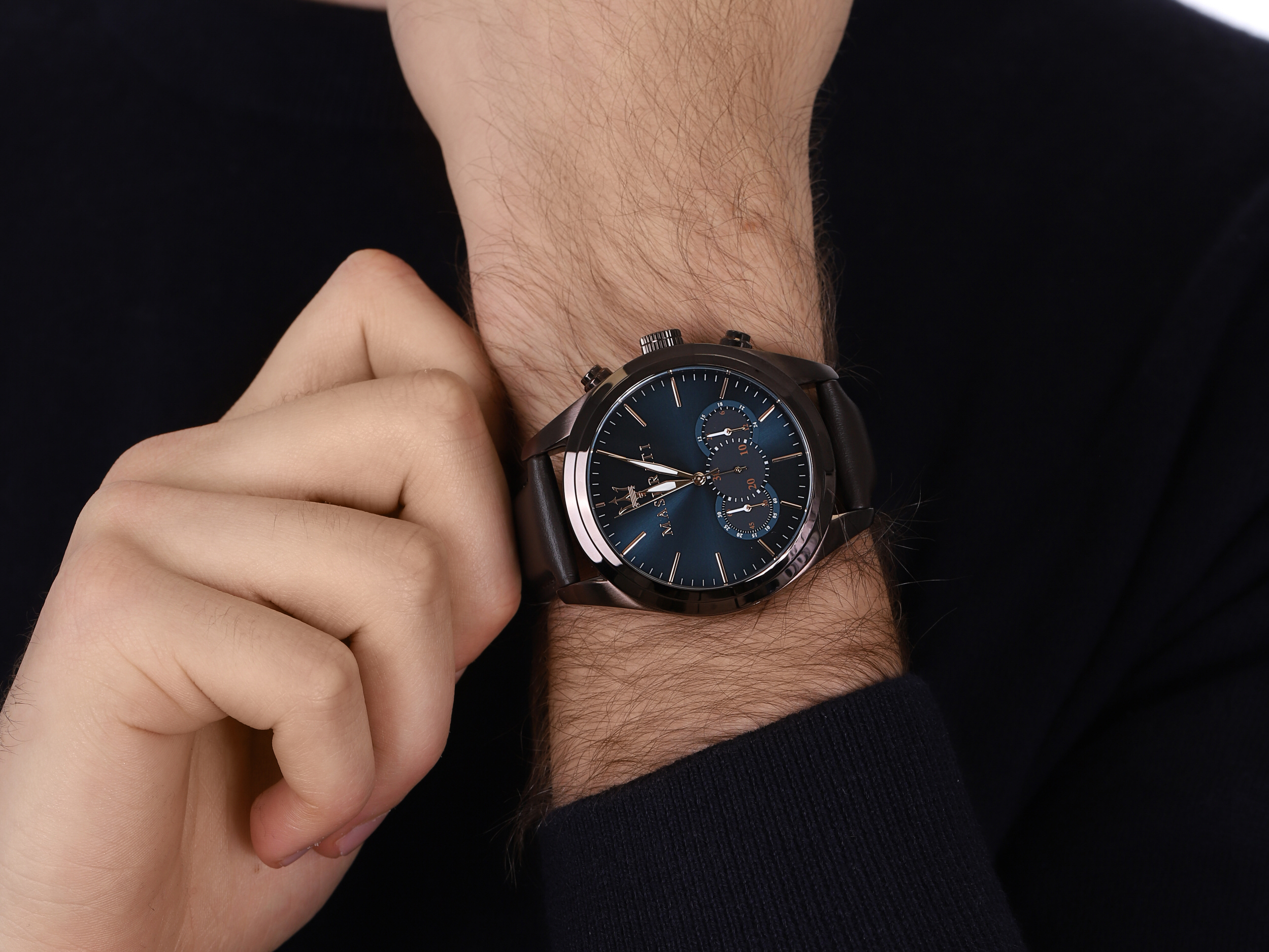 zegarek Maserati R8871612008 TRAGUARDO męski z chronograf Traguardo - miniatura 2