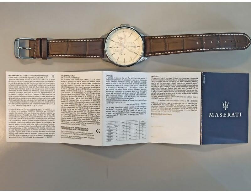 zegarek Maserati R8871624010 Sorpasso Chronograph Sorpasso mineralne - miniatura 10