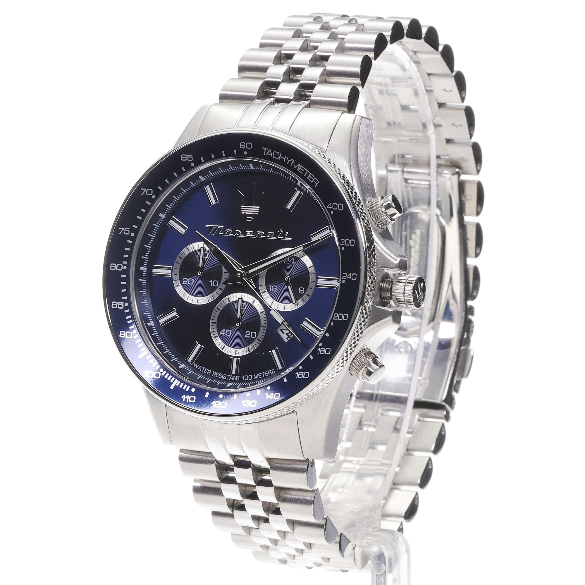 zegarek Maserati R8873640025 srebrny Sfida