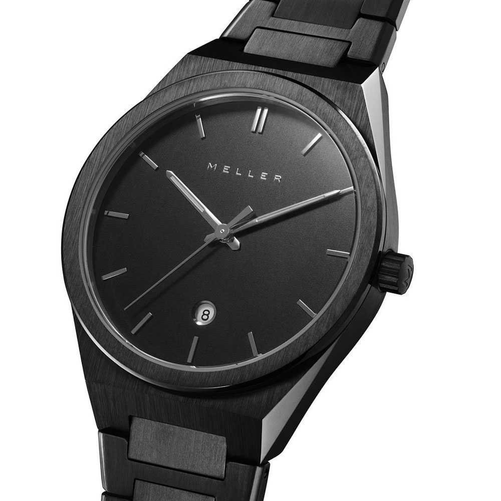 Meller 11NN-3.2BLACK zegarek czarny klasyczny Nairobi bransoleta - miniatura 3