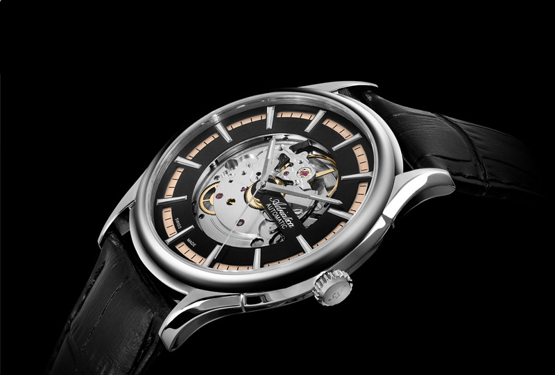 Adriatica A2804.5214RAS zegarek srebrny klasyczny Automatic pasek - miniatura 3