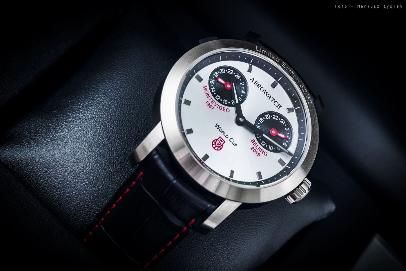 zegarek Aerowatch Renaissance Polish Basketball mechaniczny męski Renaissance Limited Edition 52pcs - miniatura 7