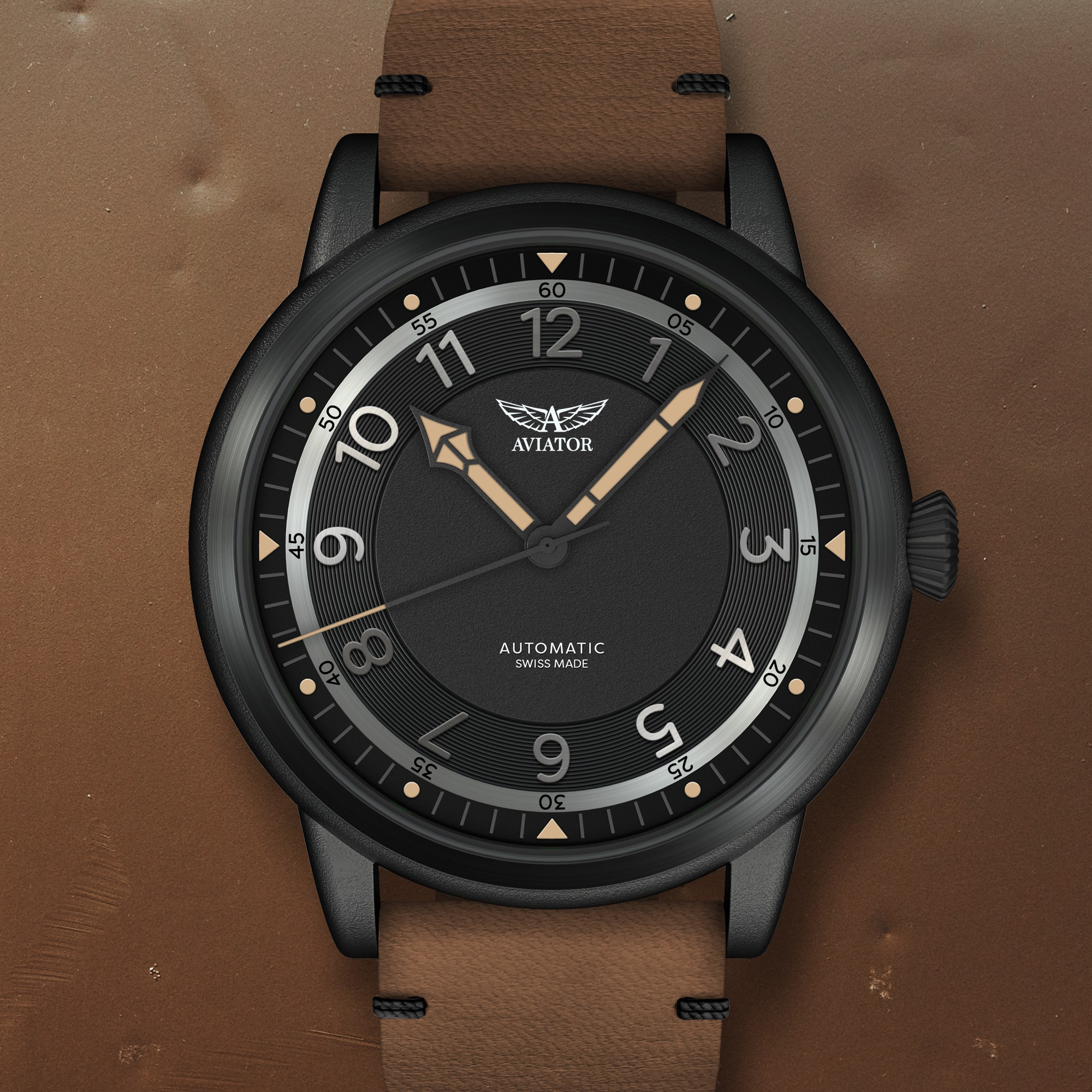 zegarek Aviator V.3.31.0.228.4 szary Douglas - miniatura 7
