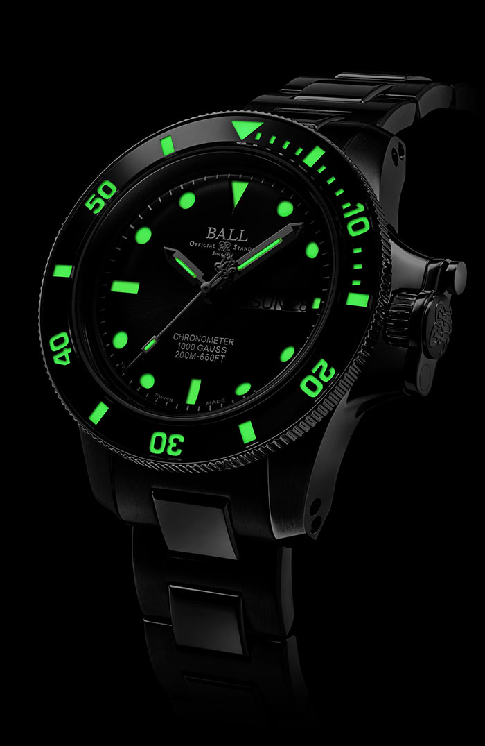 Ball DM2118B-SCJ-BK zegarek męski klasyczny Engineer Hydrocarbon bransoleta - miniatura 7