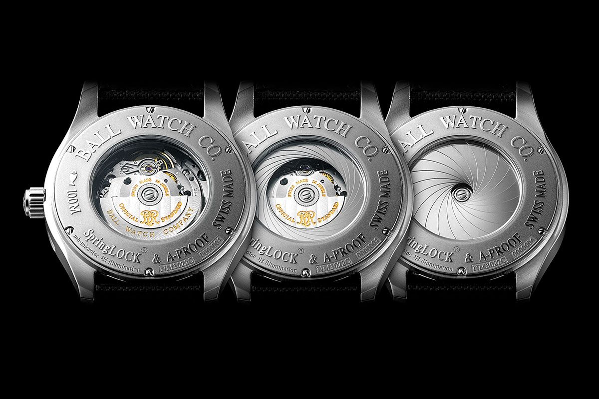 Ball DM3308A-SC-BK zegarek srebrny klasyczny Engineer Master II bransoleta - miniatura 3