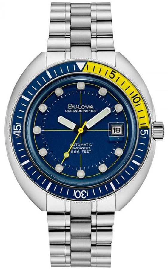 Oceanographer Automatic Snorkel Diver Bulova 96B320 