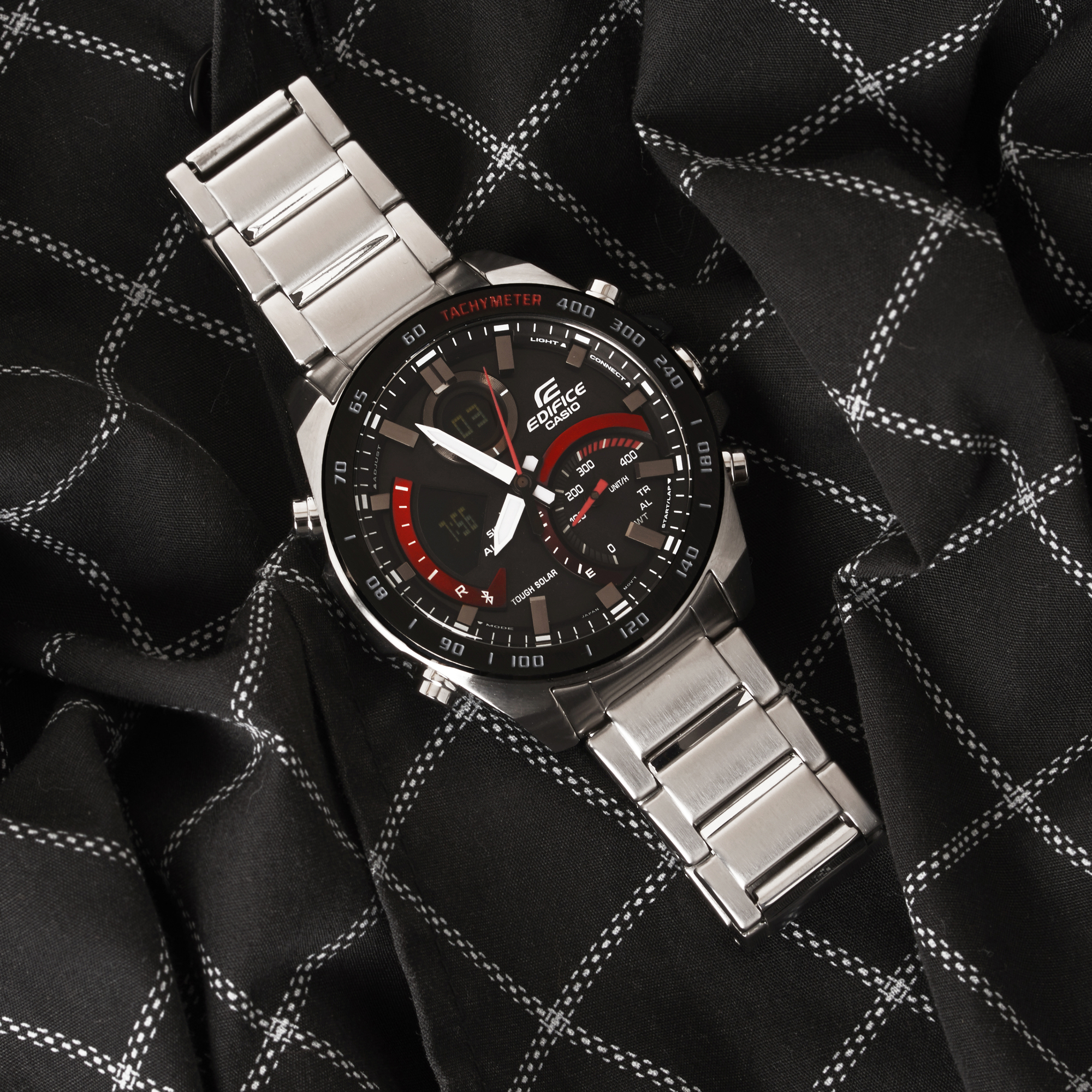 zegarek Edifice ECB-900DB-1AER solar męski EDIFICE Premium - miniatura 4