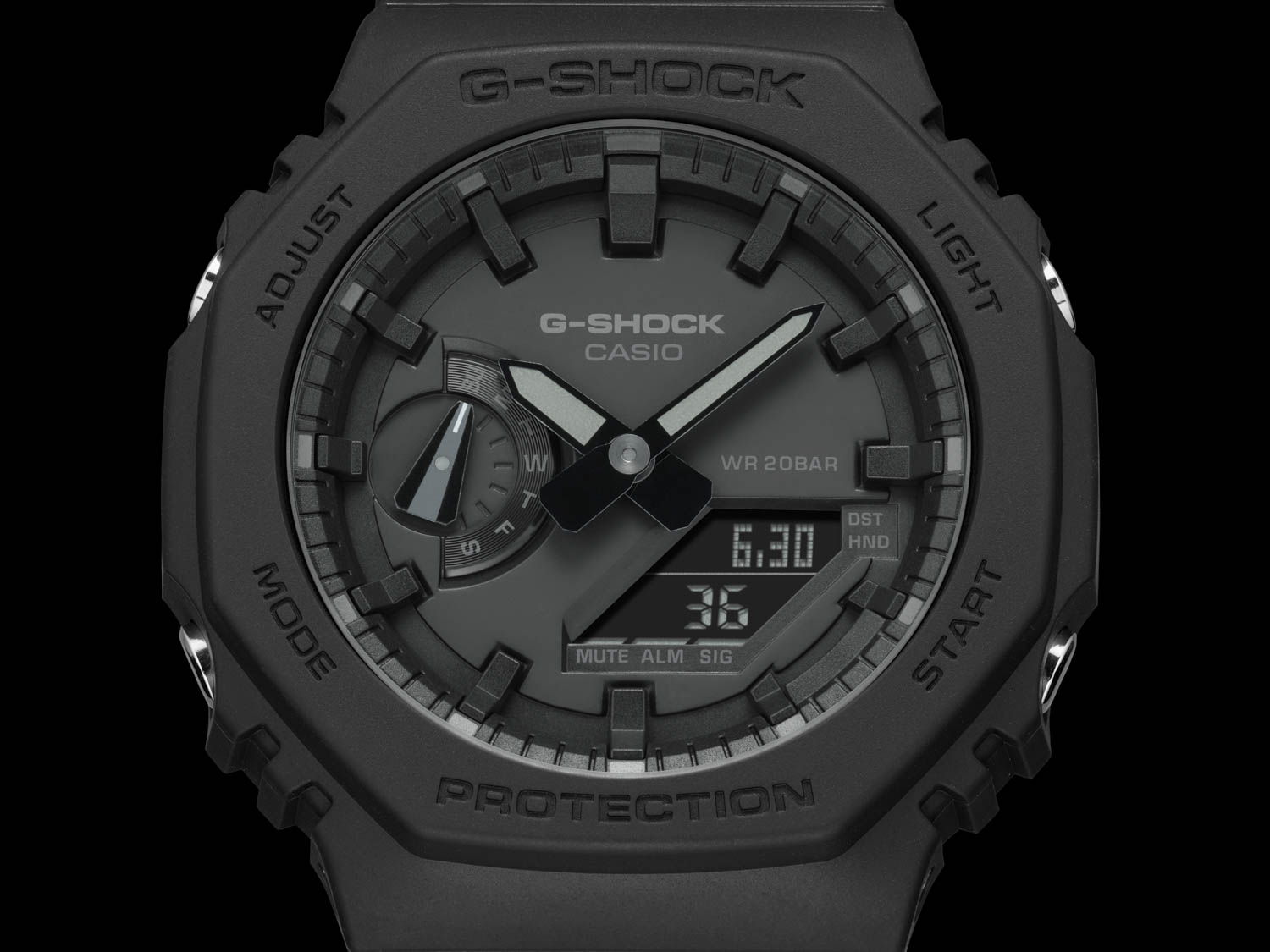 G-Shock GA-2100-1A1ER męski zegarek G-Shock pasek - miniatura 2
