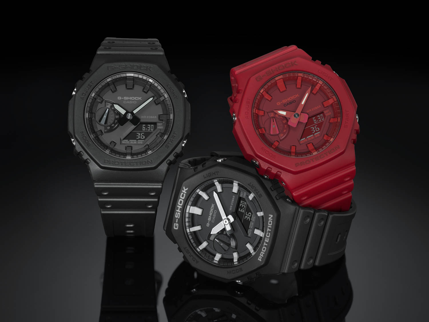 zegarek G-Shock GA-2100-1A1ER czarny G-Shock - miniatura 8