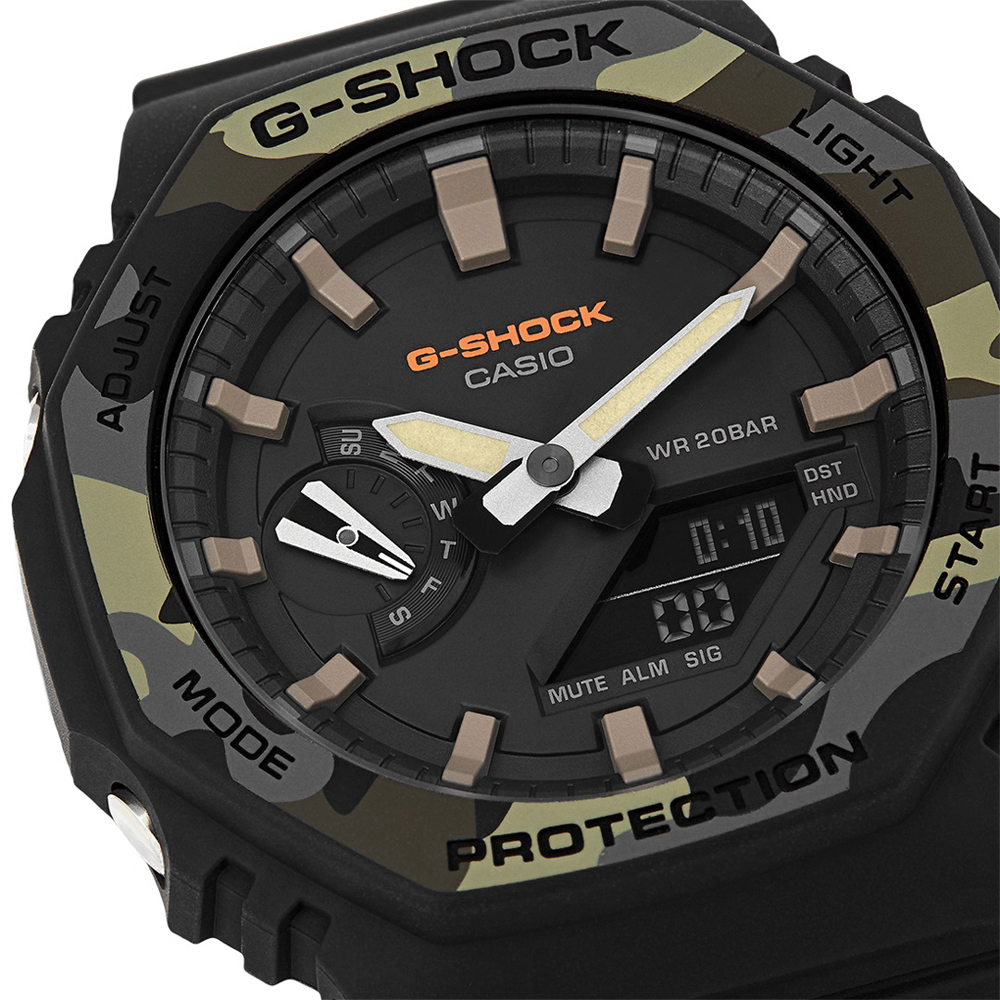 G-Shock GA-2100SU-1AER męski zegarek G-Shock pasek