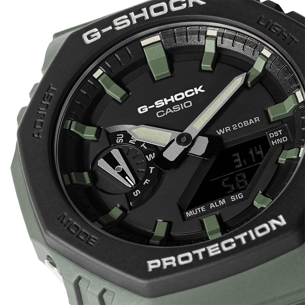 G-Shock GA-2110SU-3AER G-Shock zegarek męski sportowy mineralne - miniatura 6