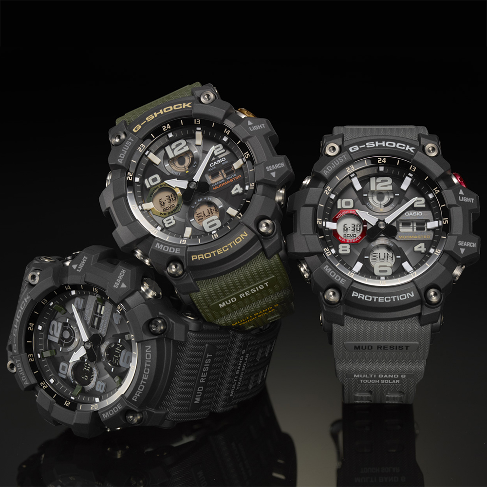 G-Shock GWG-100-1A3ER zegarek czarny sportowy G-SHOCK Master of G pasek - miniatura 3
