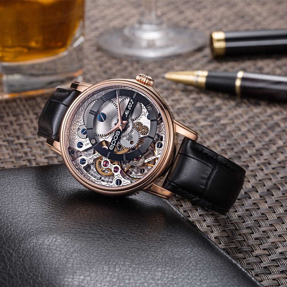 Epos 3435.313.24.15.25 Verso Limited Edition zegarek klasyczny Oeuvre DArt - miniatura 3