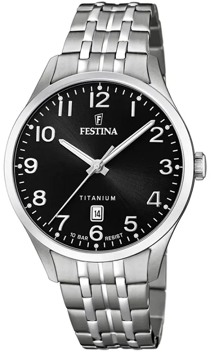Festina F20466-3 Titanium Titanium Date