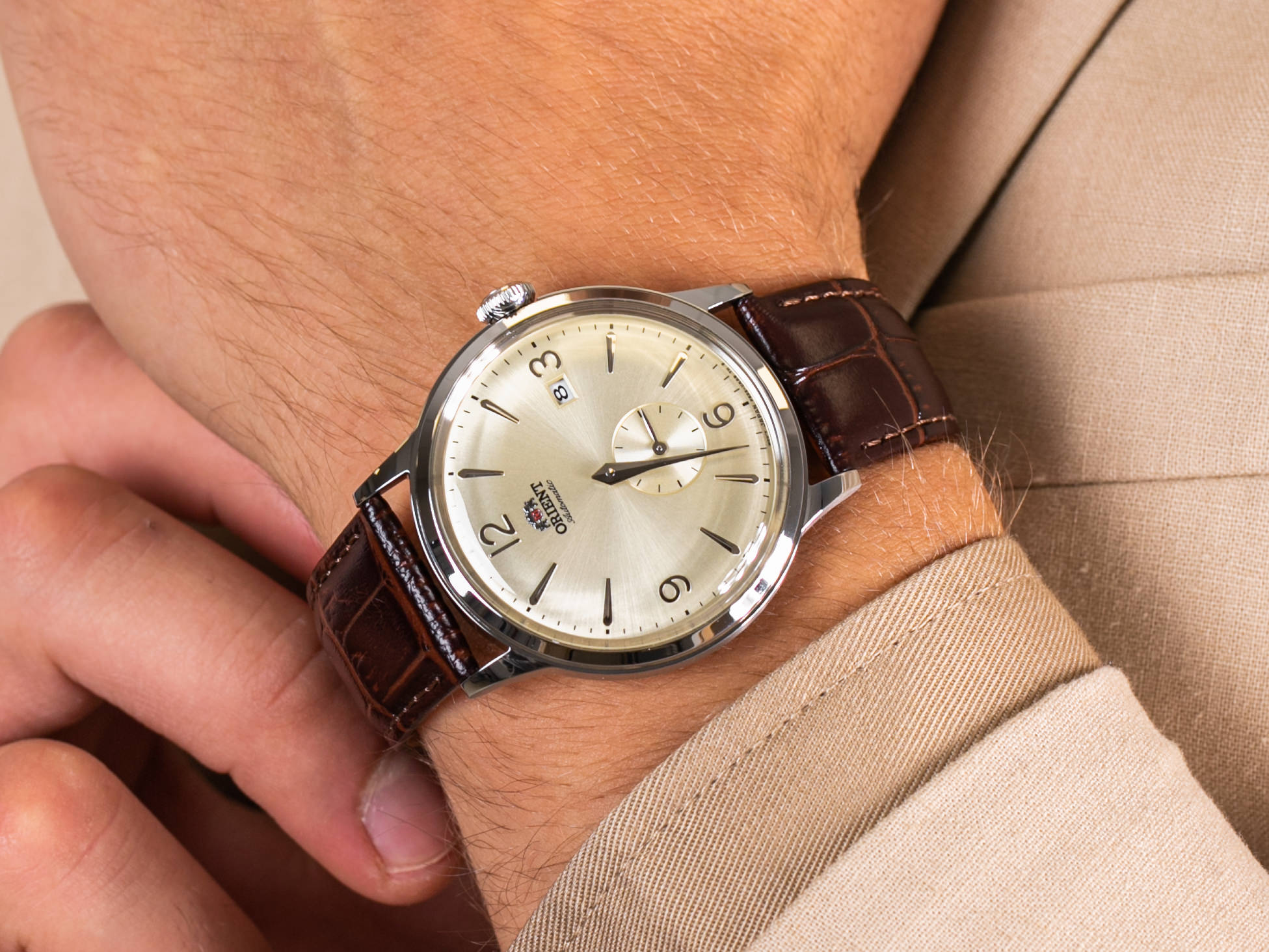 Orient RA-AP0003S10B Bambino Small Seconds zegarek klasyczny Classic - miniatura 2