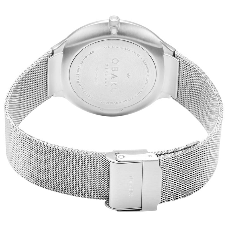 Obaku Denmark V240GXCWMC ARK - STEEL zegarek klasyczny Slim - miniatura 4