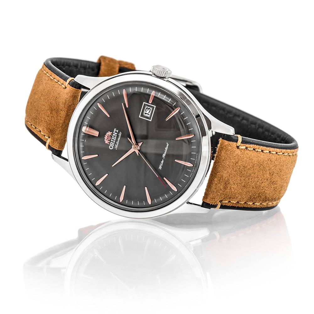 Orient FAC08003A0 zegarek srebrny klasyczny Classic pasek - miniatura 3