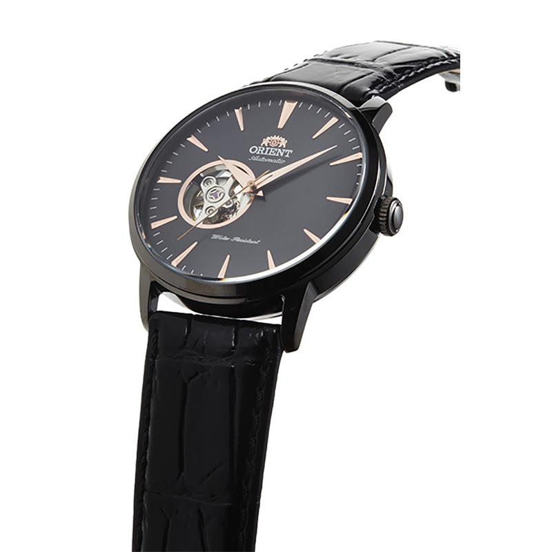 Orient FAG02001B0 zegarek czarny klasyczny Contemporary pasek - miniatura 4