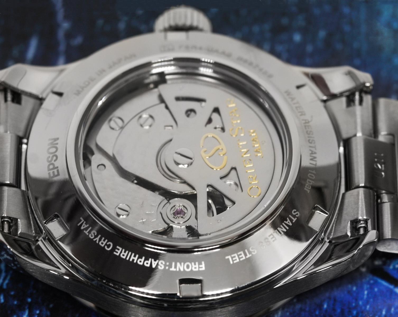 Orient Star RE-AT0002E00B Contemporary elegancki zegarek srebrny - miniatura 7