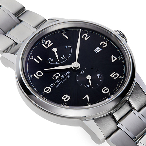 Orient Star RE-AW0001B00B zegarek srebrny klasyczny Classic bransoleta - miniatura 3