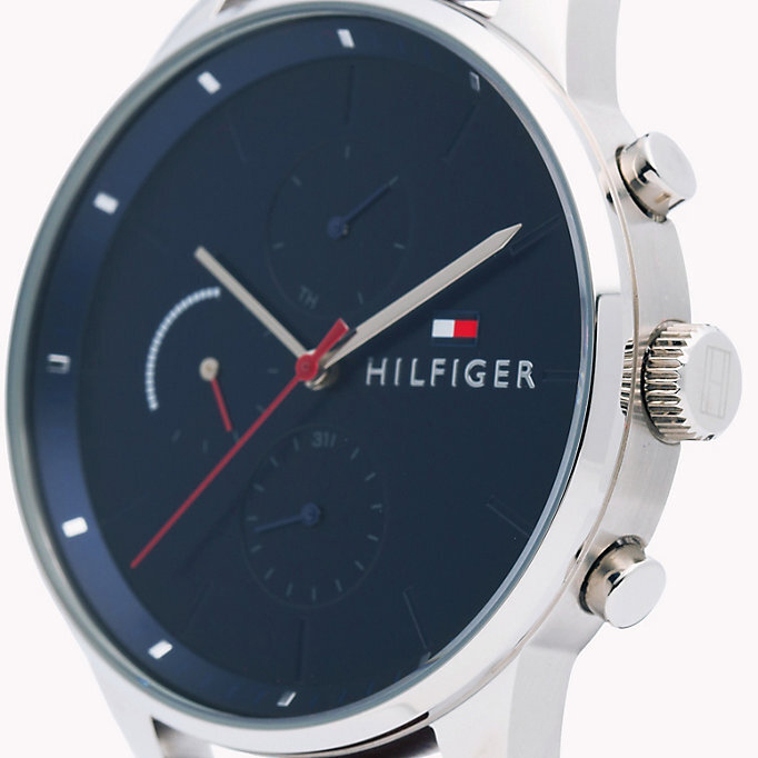 Tommy Hilfiger 1791487 zegarek srebrny fashion/modowy Męskie pasek - miniatura 3
