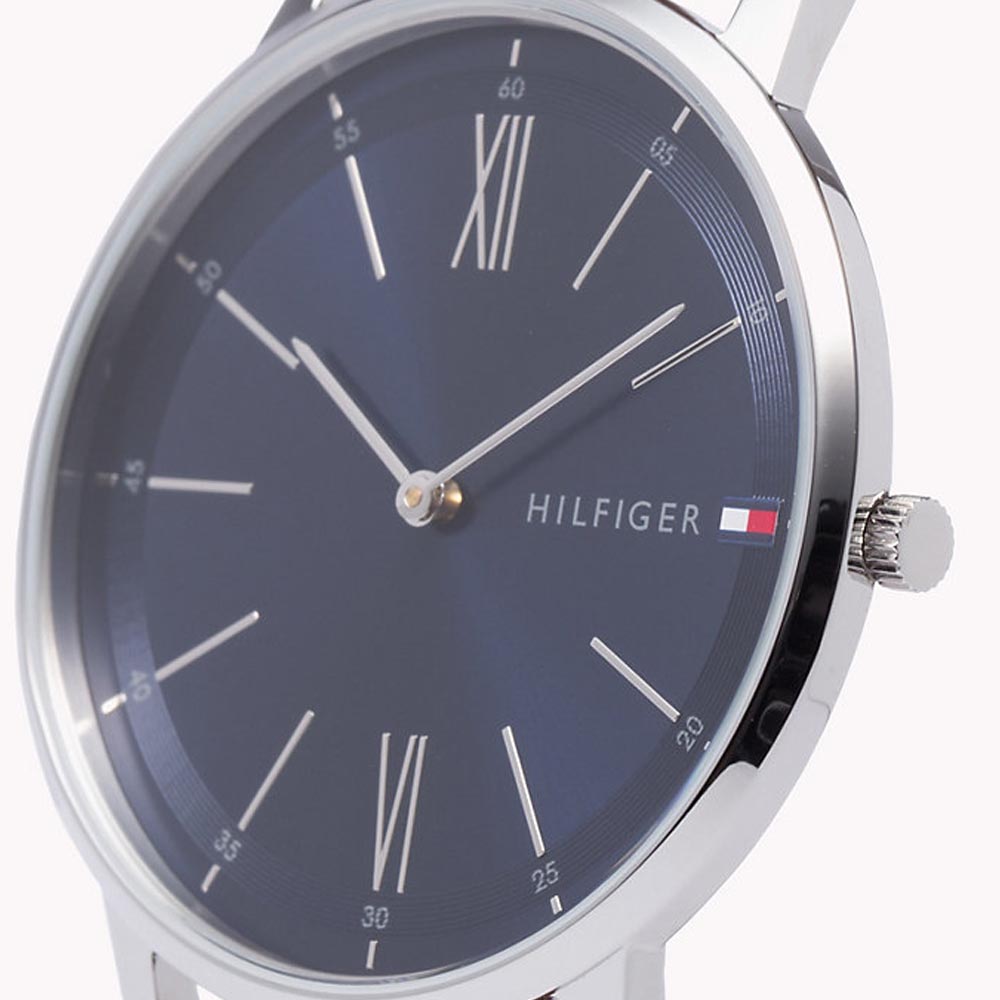 Tommy Hilfiger 1791514 zegarek srebrny klasyczny Męskie pasek - miniatura 3