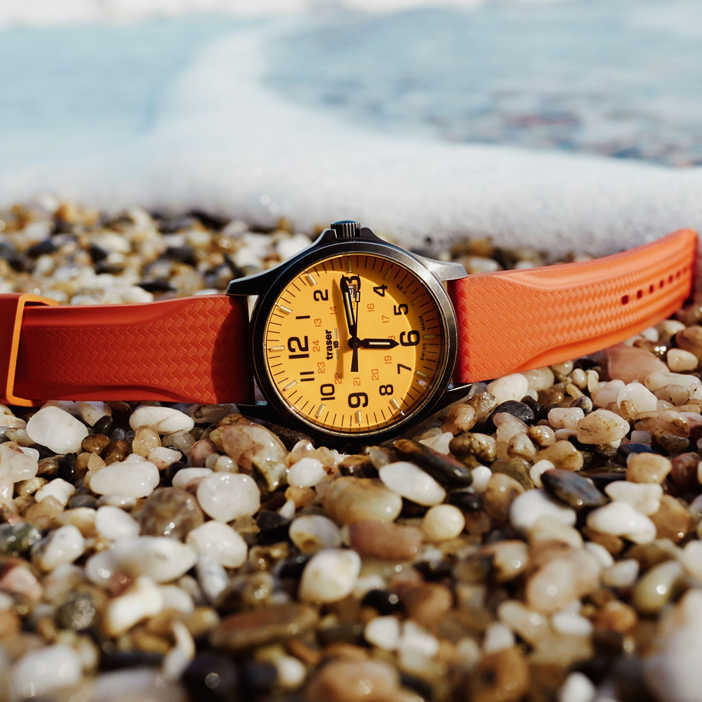 zegarek Traser TS-107423 P67 Officer Pro GunMetal Orange P67 Officer Pro szafirowe - miniatura 9