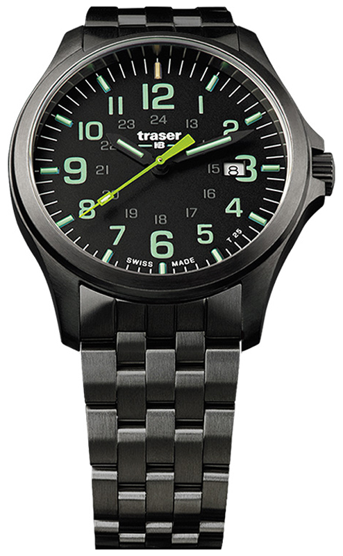 P67 Officer Pro GunMetal Black/Lime Traser TS-107869 
