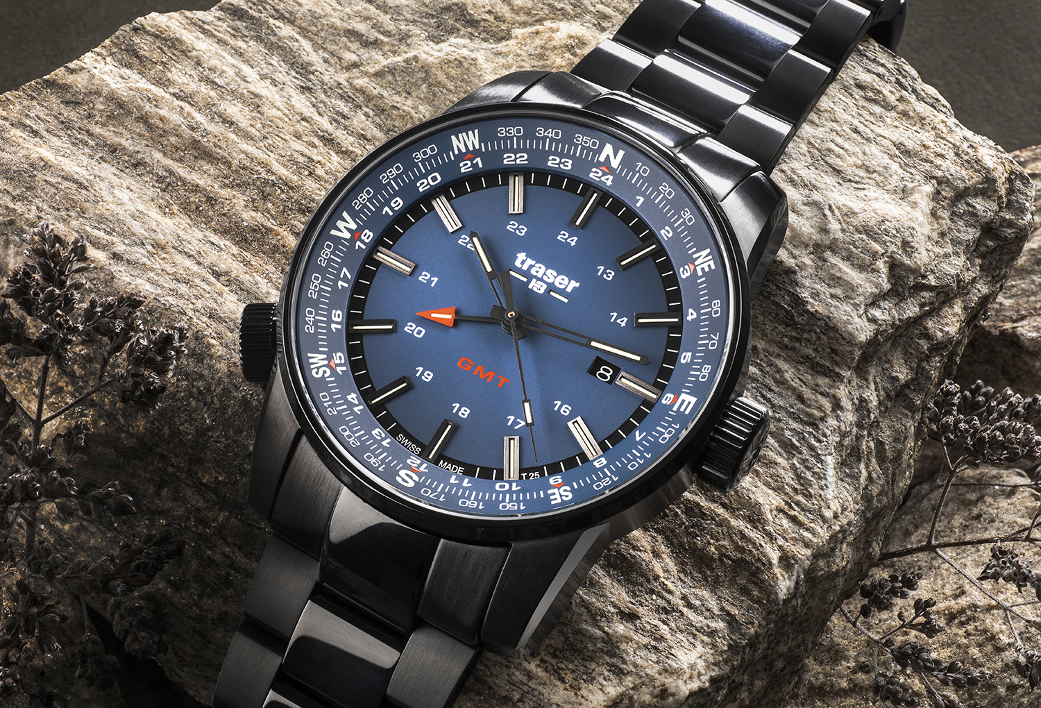 zegarek Traser TS-109524 czarny P68 Pathfinder GMT - miniatura 10