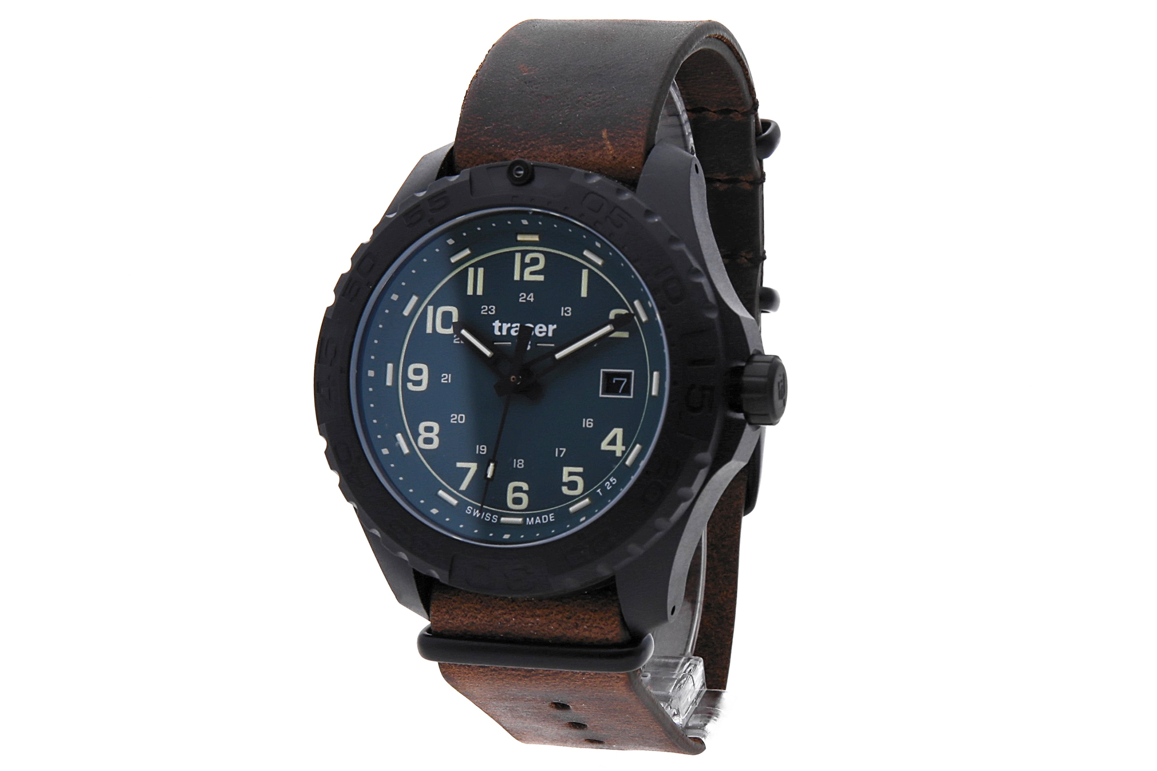 Traser TS-109040 P96 OdP Evolution Petrol P96 Outdoor Pioneer klasyczny zegarek czarny - miniatura 4