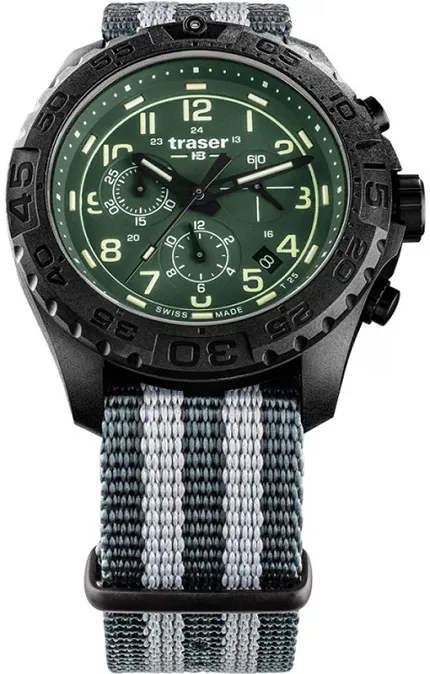 Traser TS-109048 P96 Outdoor Pioneer P96 OdP Evolution Chrono Green - zdjęcie 1