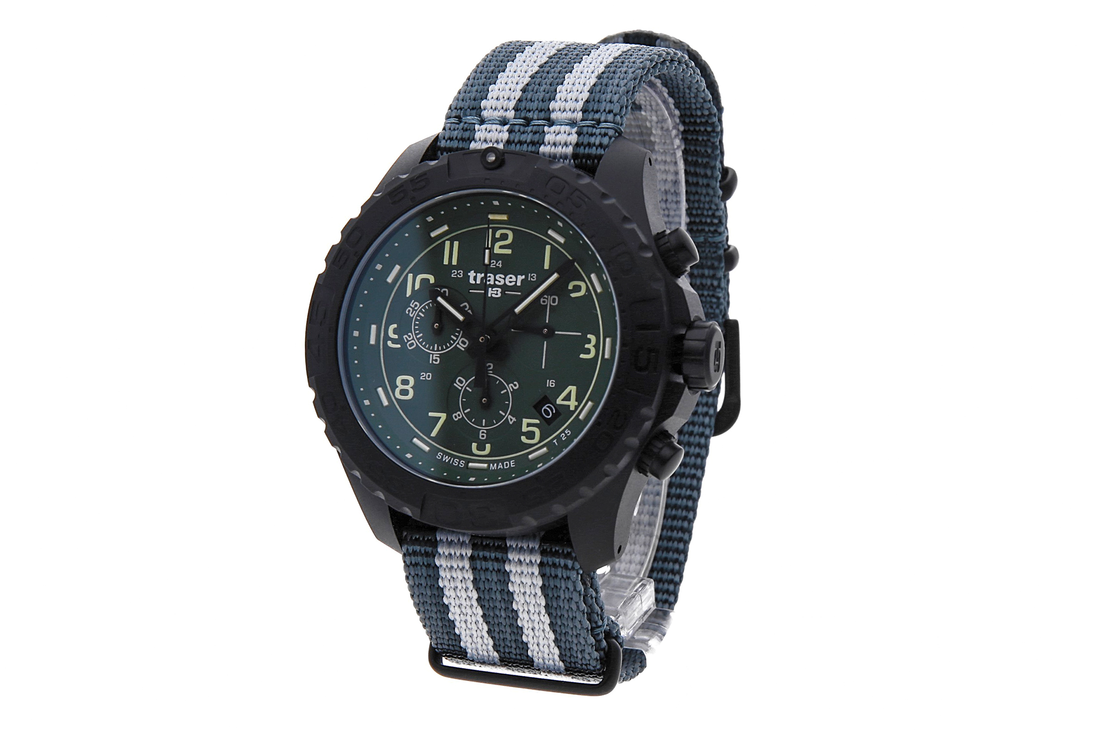 zegarek Traser TS-109048 kwarcowy męski P96 Outdoor Pioneer P96 OdP Evolution Chrono Green - miniatura 2