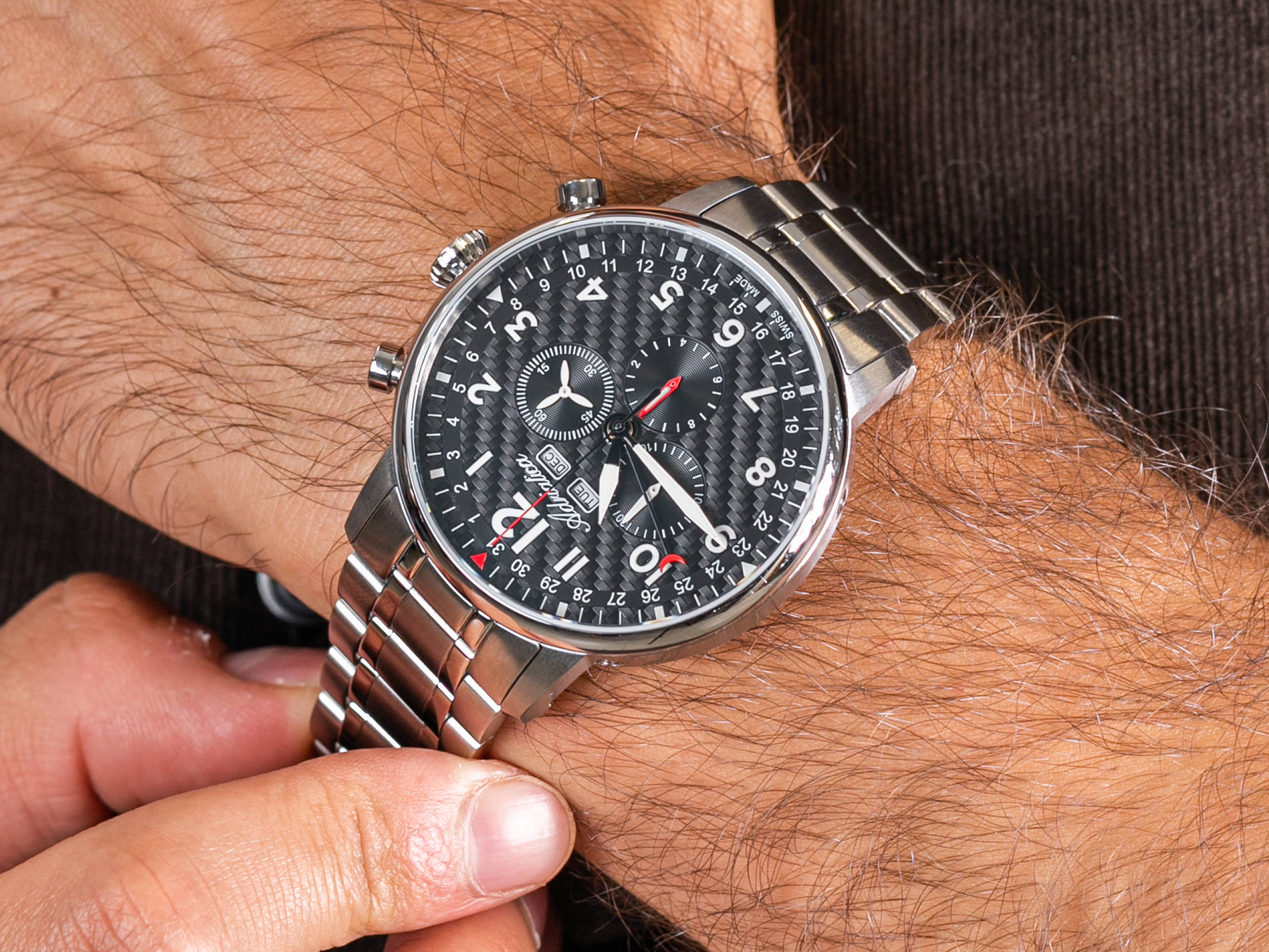 Adriatica A8308.5124CH Chronograph zegarek sportowy Bransoleta
