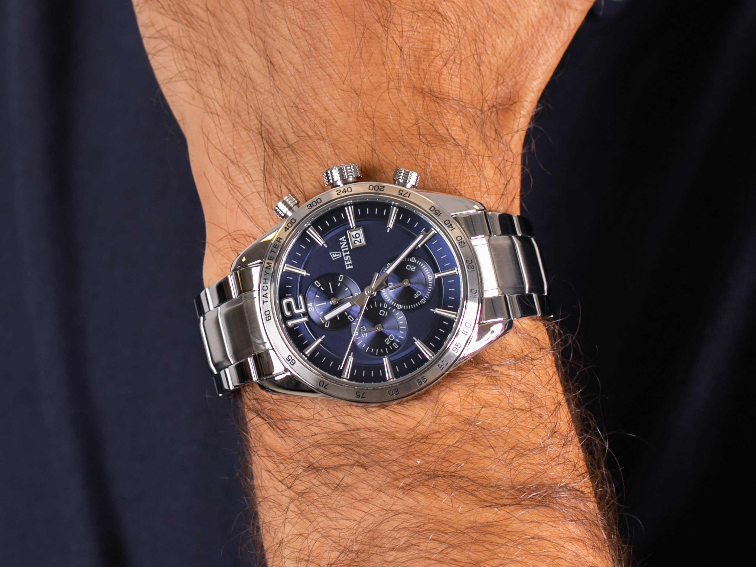 Festina F16759-3 Chronograph zegarek sportowy Chronograf