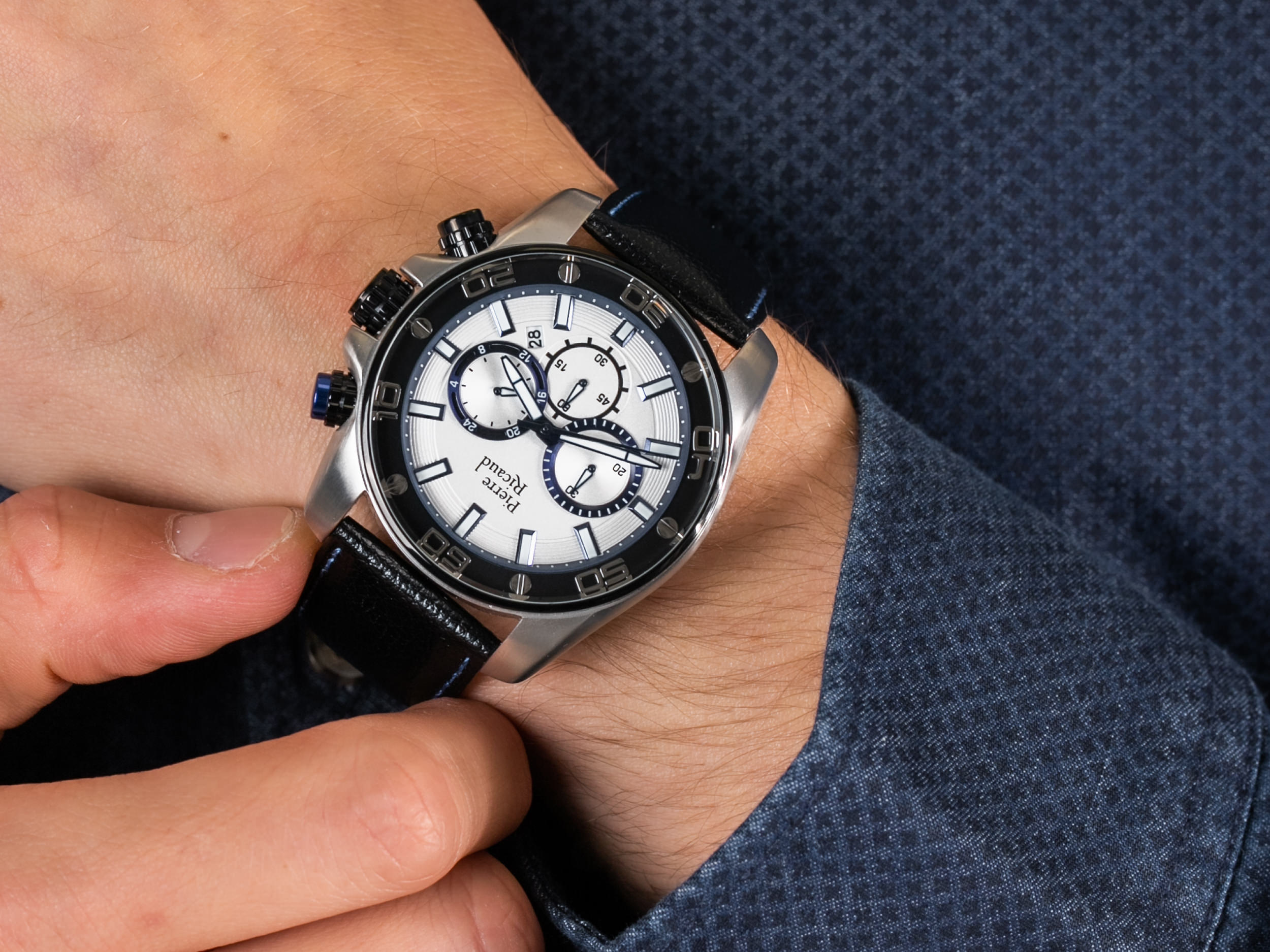 Pierre Ricaud P60018.Y2B3CH zegarek sportowy Pasek
