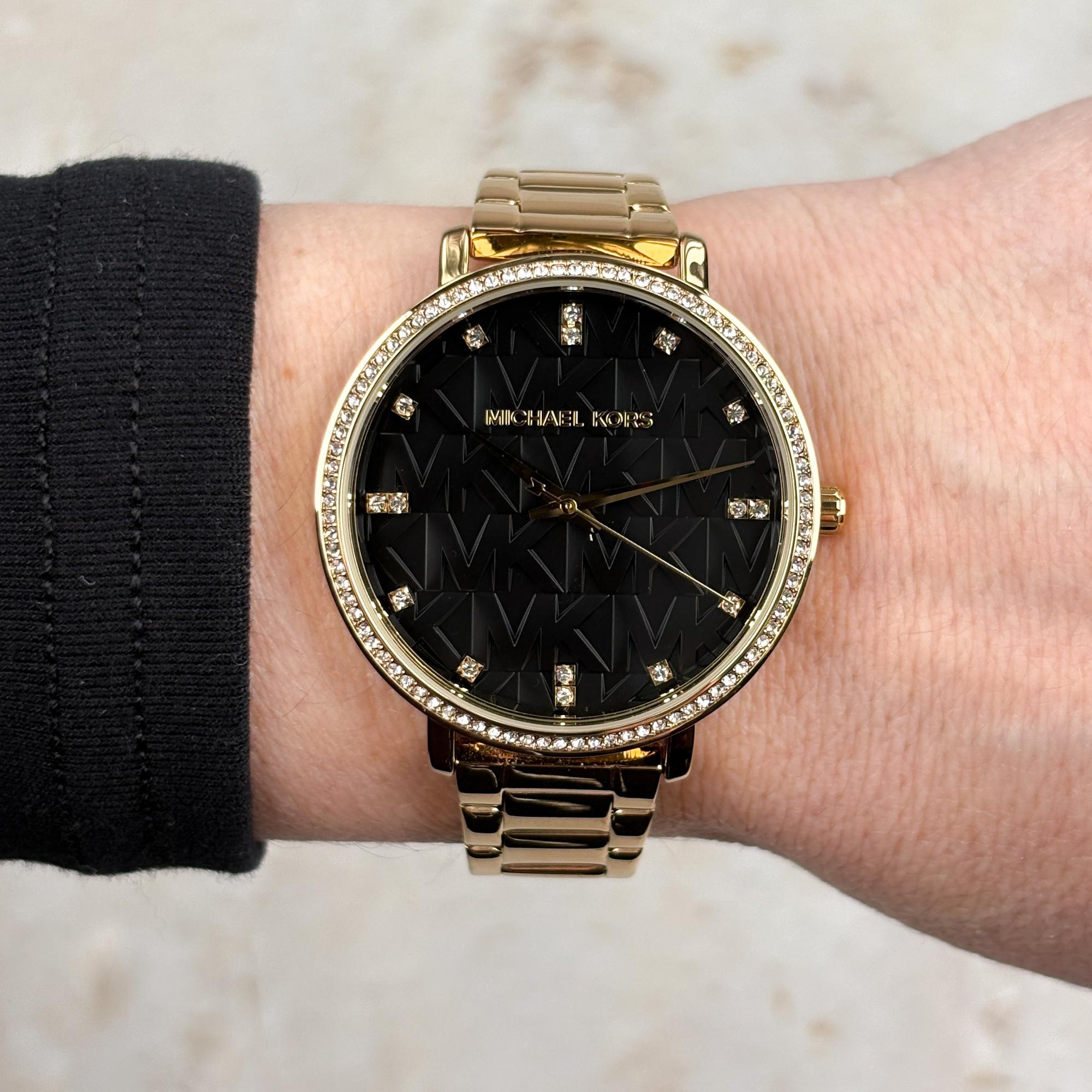zegarek Michael Kors MK4593 kwarcowy damski Pyper Pyper Gold Stainless Steel 39mm - miniatura 6