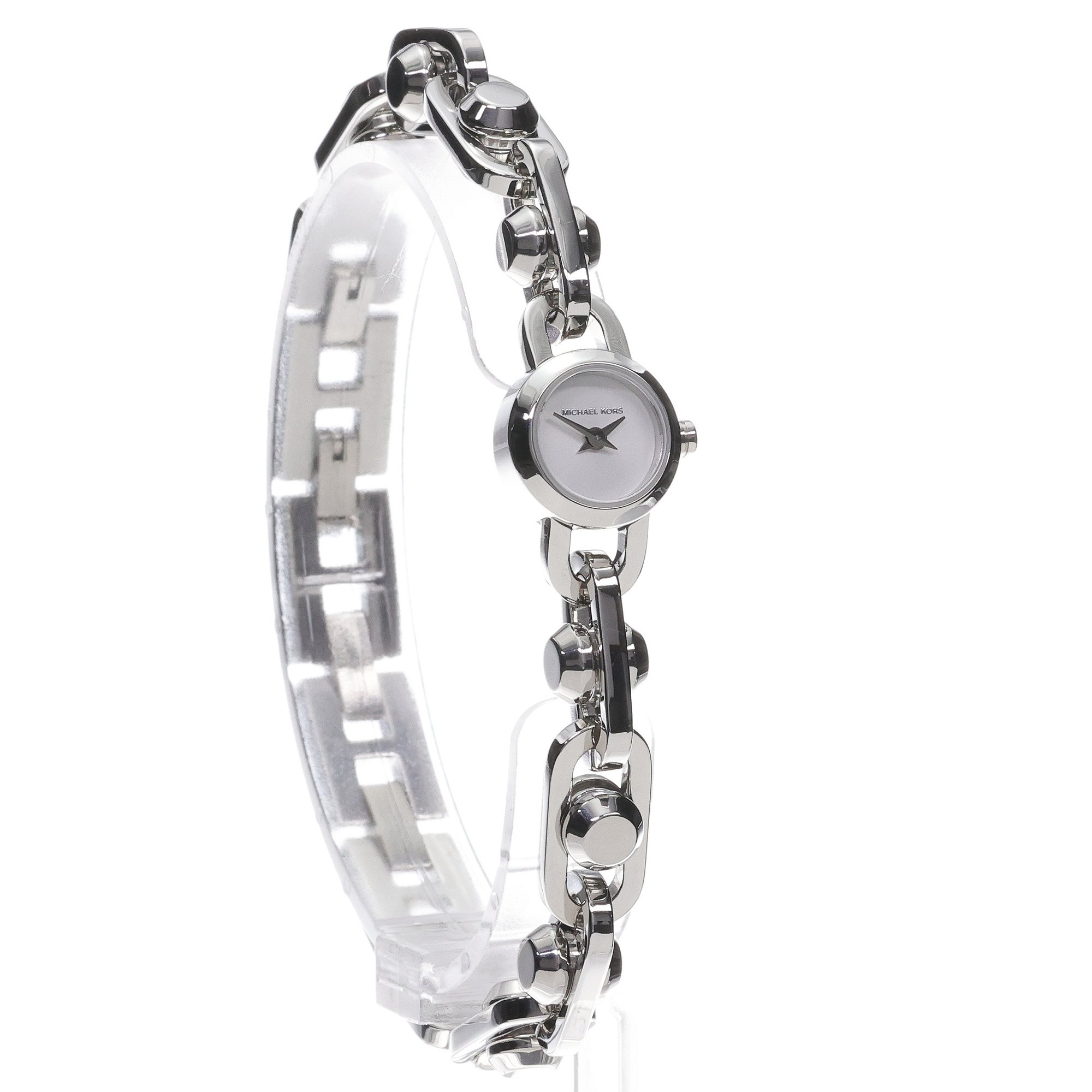 zegarek Michael Kors MK4872 kwarcowy damski Damskie Silver Stainless Steel 14mm - miniatura 3