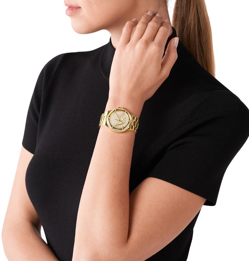 zegarek Michael Kors MK7229 kwarcowy damski Damskie LENNOX Gold Stainless Steel 37mm - miniatura 6