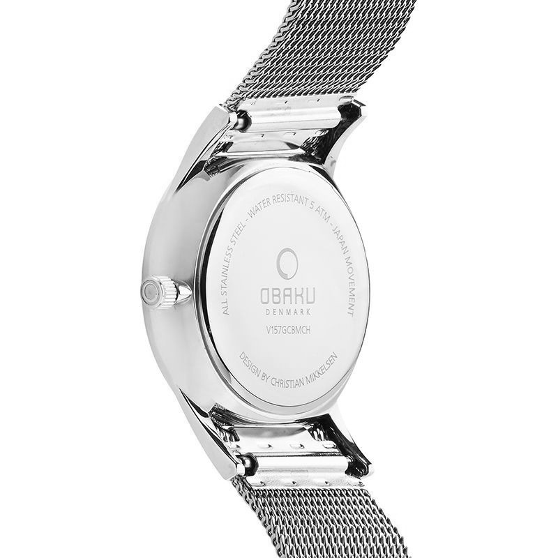 Obaku Denmark V157GMCBMC męski zegarek Slim bransoleta - miniatura 6
