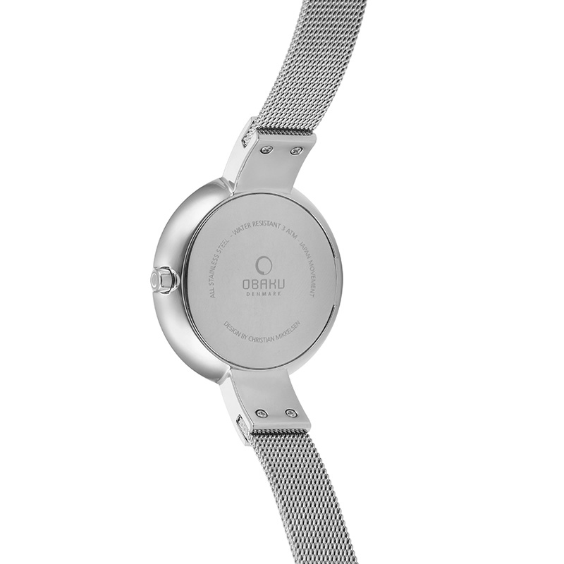 Obaku Denmark V167LXCIMC damski zegarek Slim bransoleta - miniatura 6