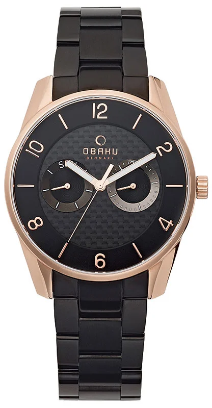 Obaku Denmark V171GMVBSB Slim FLINT - INK - zdjęcie 1