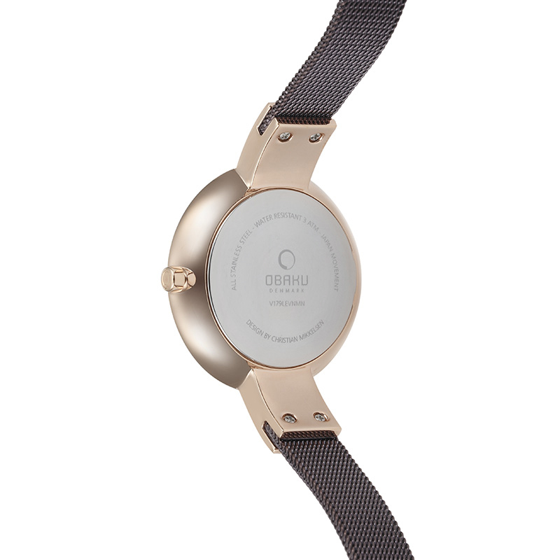 Obaku Denmark V179LEVNMN damski zegarek Slim bransoleta - miniatura 6
