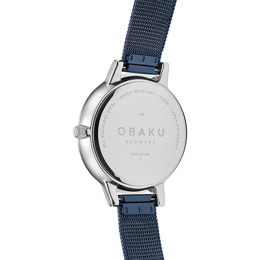Obaku Denmark V209LXCLML damski zegarek Slim bransoleta - miniatura 4