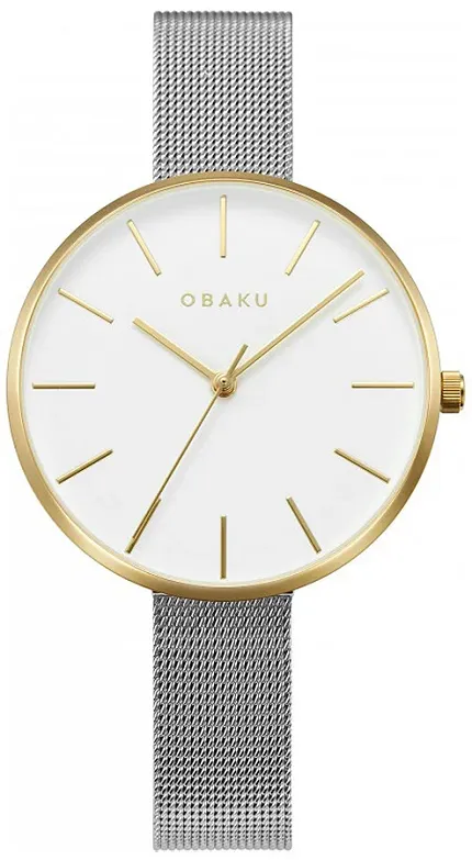 Obaku Denmark V211LXGIMC1 Slim MYNTE - GOLD BI - zdjęcie 1