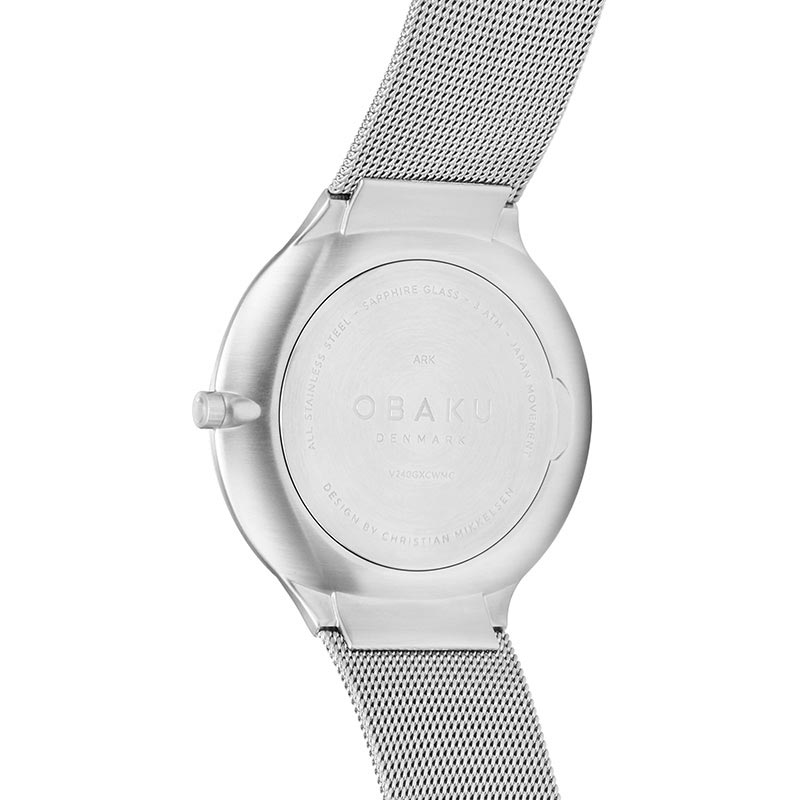 Obaku Denmark V240GXCWMC męski zegarek Slim bransoleta - miniatura 3