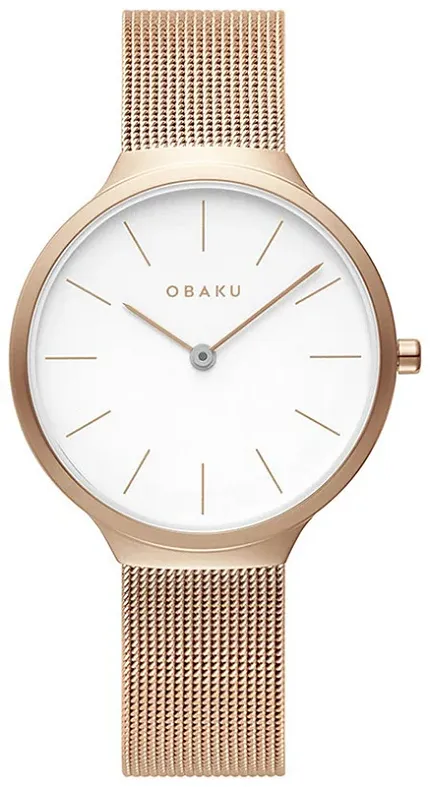 Obaku Denmark V240LXVWMV Slim ARK LILLE - ROSE - zdjęcie 1